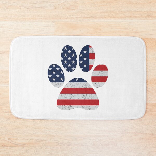 Item preview, Vantage American Flag Dog Paw designed and sold by MarshallStickerX.