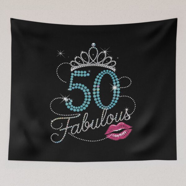 Item preview, 50 & Fabulous 50 Years Old Queen's Birthday Cute 2 designed and sold by angolinnArt.