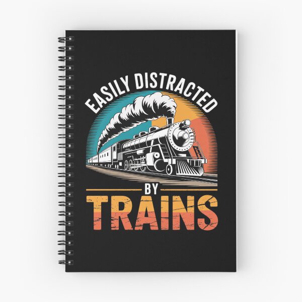 Item preview, Easily Distracted By Trains Model Train Railroad Locomotive6 designed and sold by joyouartArt.