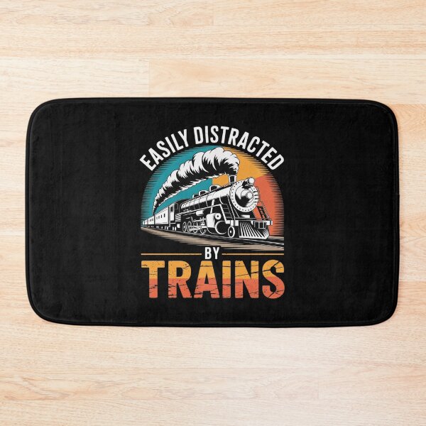 Item preview, Easily Distracted By Trains Model Train Railroad Locomotive6 designed and sold by joyouartArt.