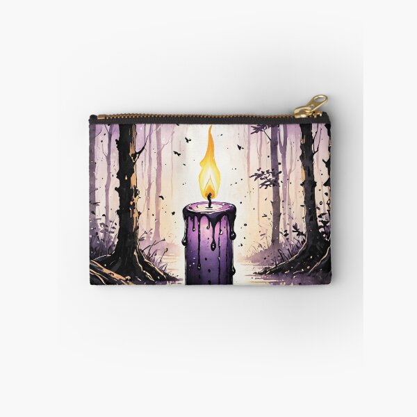 Item preview, Mysterious Candle in a Forest, Ai Generated Art  designed and sold by ACC .