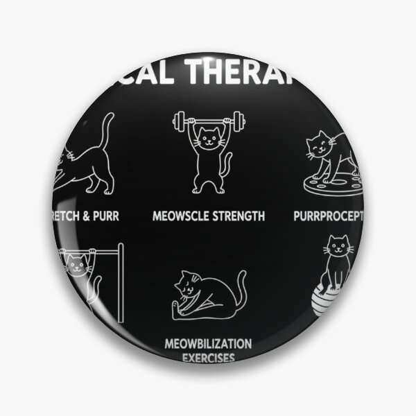 Item preview, Funny Cat Physical Therapy Shirt - PT Therapist Christmas Gift - Calisthenics Cat Puns Tee - Physical Therapist Appreciation Present for Cat Lovers - Rehabilitation Humor Shirt Men Women designed and sold by QuikFun.