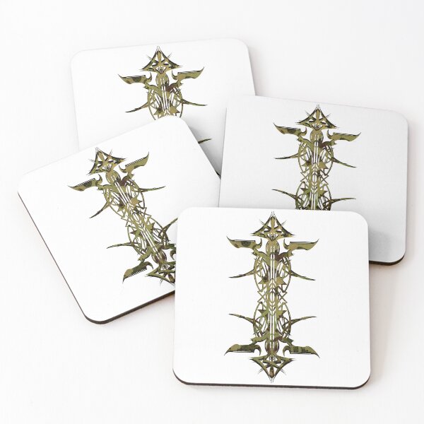 Item preview, Abstract Printed Pin Stripes - Verdigris Green Bronze Gears Black on White Background designed and sold by Elizabeth-Banks.