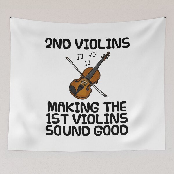 Item preview, 2nd Violins, Violinist String Musician Orchestra Funny designed and sold by doodlerob.