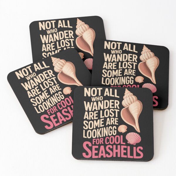 Item preview, Not All Wander Lost Seashell Collection Shelling Sea Shell designed and sold by sterabamineh.