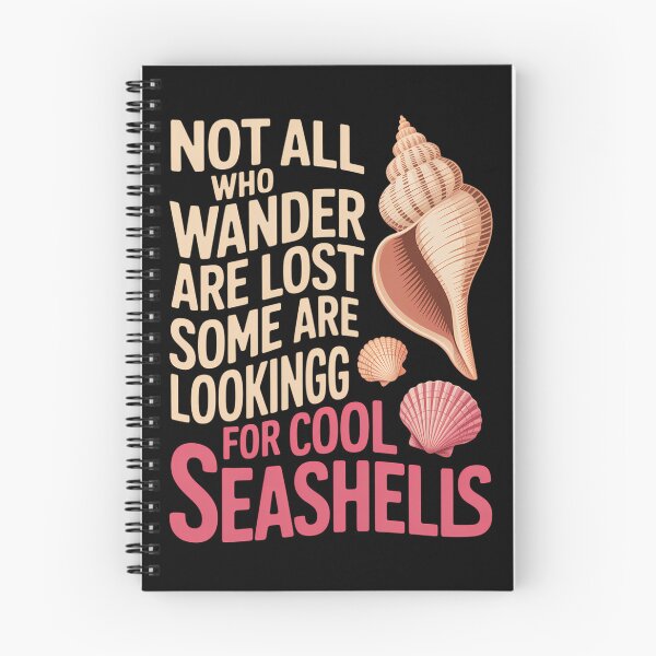 Item preview, Not All Wander Lost Seashell Collection Shelling Sea Shell designed and sold by sterabamineh.