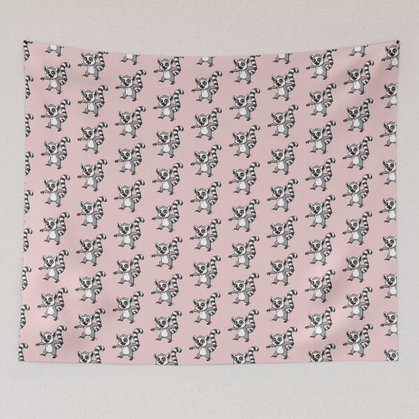 Item preview, Cute Cartoon Lemur Illustration – Playful Ring-Tailed Lemur Art designed and sold by Royalsticker.