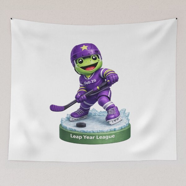 Item preview, Leap Year Frog Hockey Bobblehead designed and sold by Leap29 Designs.