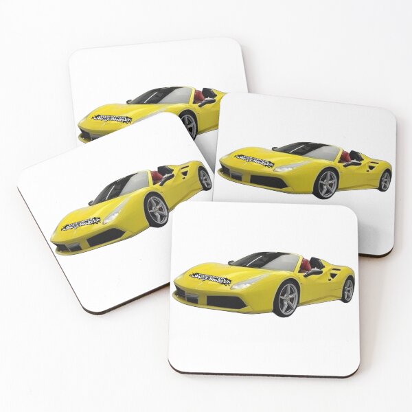 Item preview, Yellow Street Racer Graffiti Ferrari designed and sold by Artuer69.