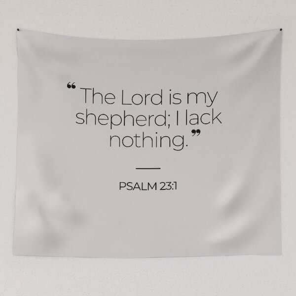 Item preview, Bible Verse Psalm 23:1 designed and sold by TonsPOD.