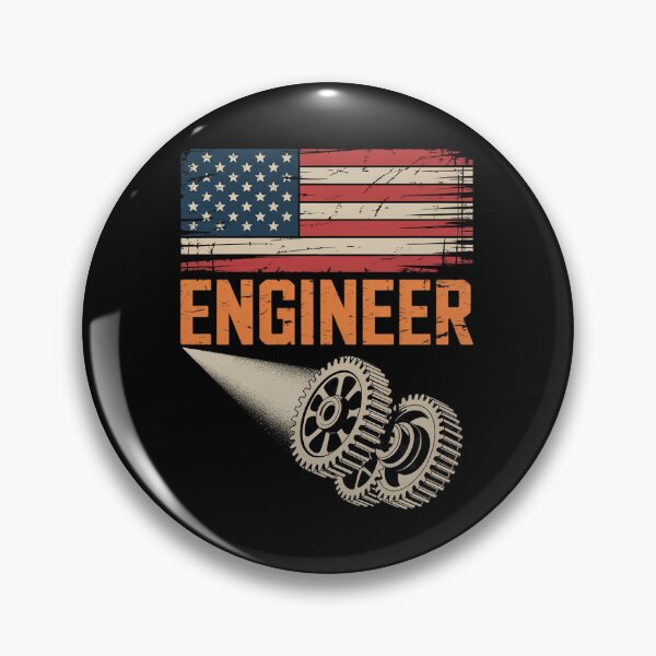 Item preview, Engineer American Flag Design Engineering designed and sold by joyouartArt.
