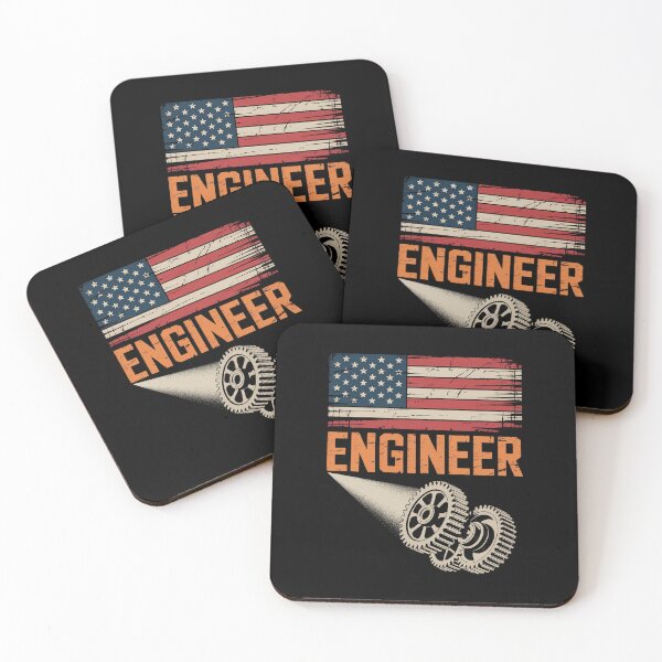 Item preview, Engineer American Flag Design Engineering designed and sold by joyouartArt.