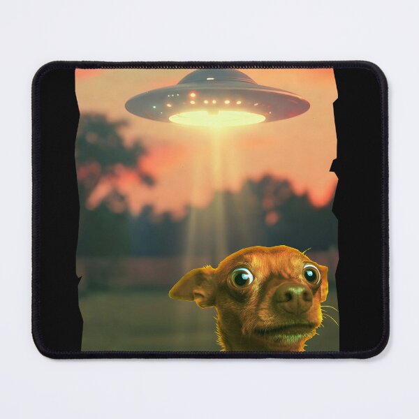Item preview, Funny Dog Selfie With UFO Alien Spaceship designed and sold by Pavelus.