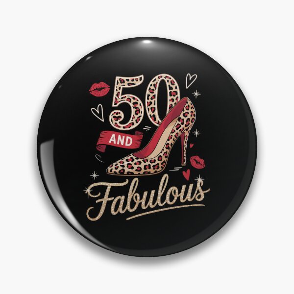 Item preview, 50 and Fabulous High Heels Stepping Into My 50th Birthday designed and sold by angolinnArt.