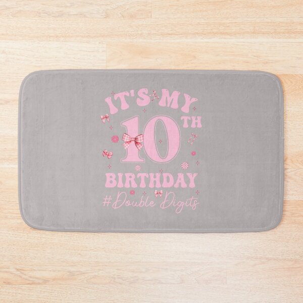 Item preview, It's My 10th Birthday Girl Coquette Bow Pink Double Digits designed and sold by mjohnson9.