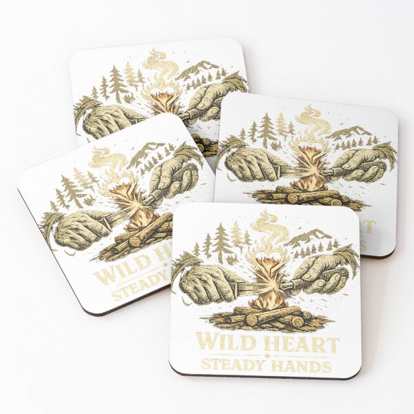 Item preview, Wild Heart Steady Hands – Bushcraft Fire Starter Outdoor Design designed and sold by kopcollage.