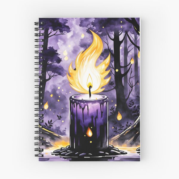 Item preview, Mysterious Candle in a Forest, Ai Generated Art designed and sold by ACC .