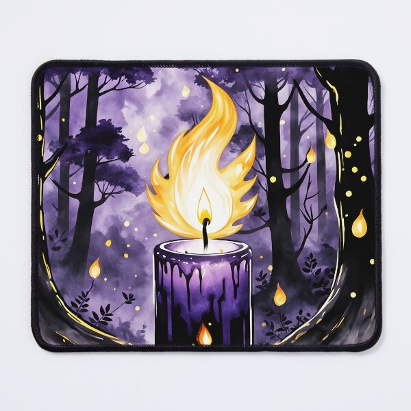 Item preview, Mysterious Candle in a Forest, Ai Generated Art  designed and sold by ACC .