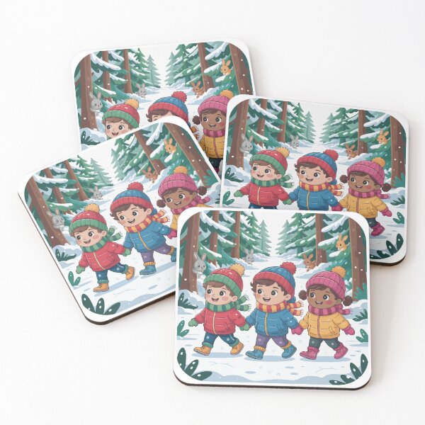 Item preview, Happy children walk through the forest designed and sold by desinganddecor.