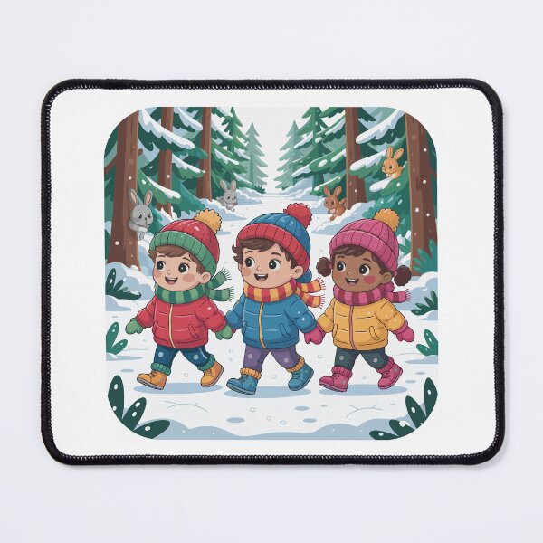 Item preview, Happy children walk through the forest designed and sold by desinganddecor.
