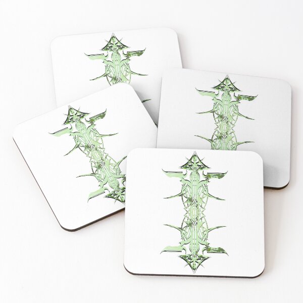 Item preview, Abstract Printed Pin Stripes - Verdigris Green Purple Black on White Background designed and sold by Elizabeth-Banks.