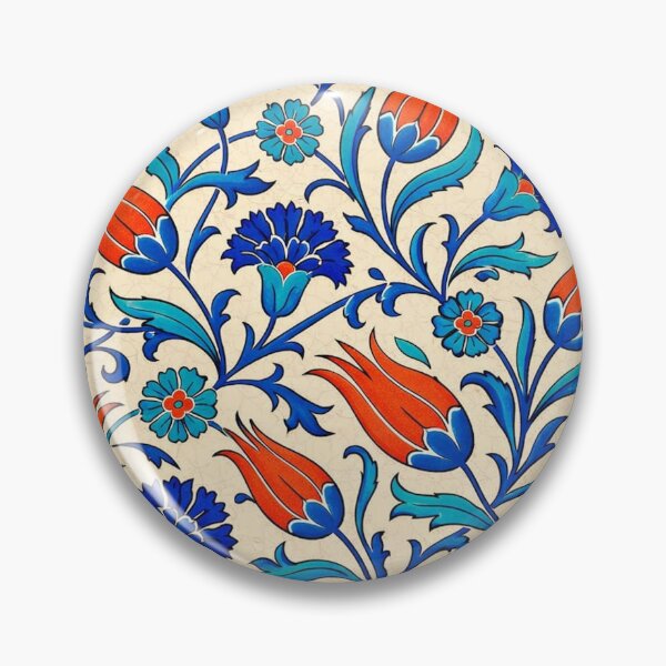 Item preview, Iznik Tulips and Carnations Pattern designed and sold by DreamPixAtelier.