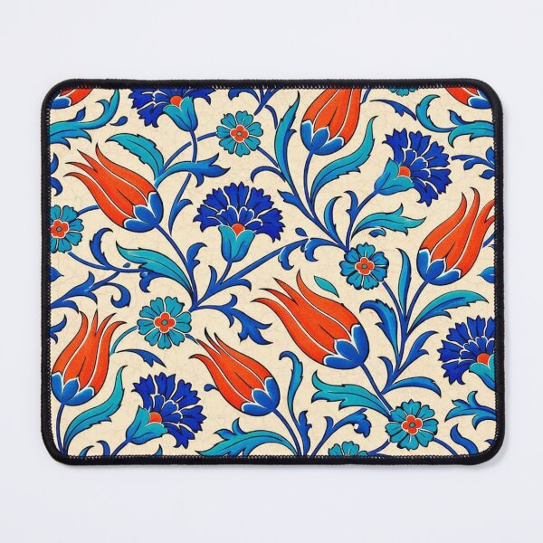Item preview, Iznik Tulips and Carnations Pattern designed and sold by DreamPixAtelier.