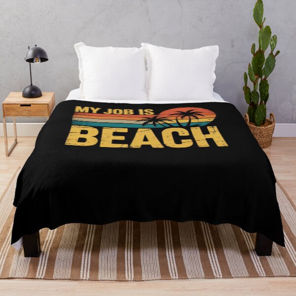 Item preview, My Job Is Beach Funny Summer Vacation Beach designed and sold by sterabamineh.