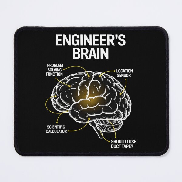 Item preview, Engineer's Brain - Sarcastic Engineering designed and sold by joyouartArt.