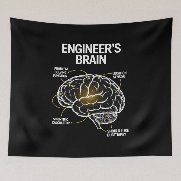 Item preview, Engineer's Brain - Sarcastic Engineering designed and sold by joyouartArt.