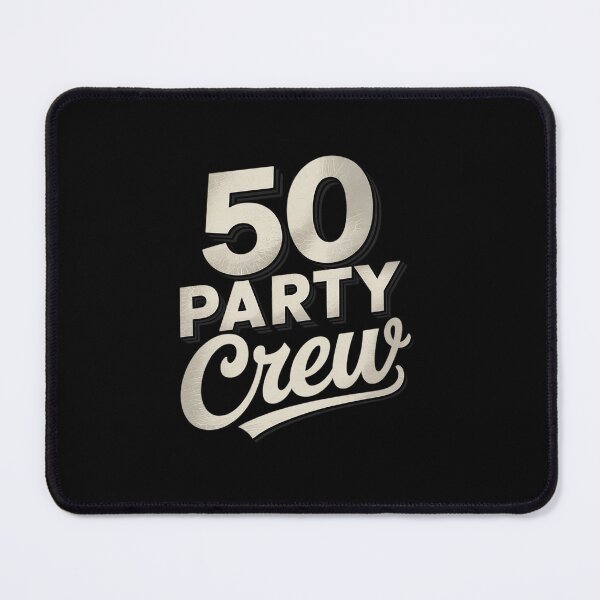 Item preview, 50 Party Crew Squad 50th Birthday 50 Year Old Birthday Group designed and sold by angolinnArt.