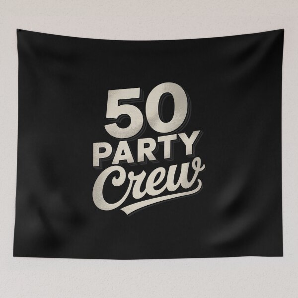 Item preview, 50 Party Crew Squad 50th Birthday 50 Year Old Birthday Group designed and sold by angolinnArt.