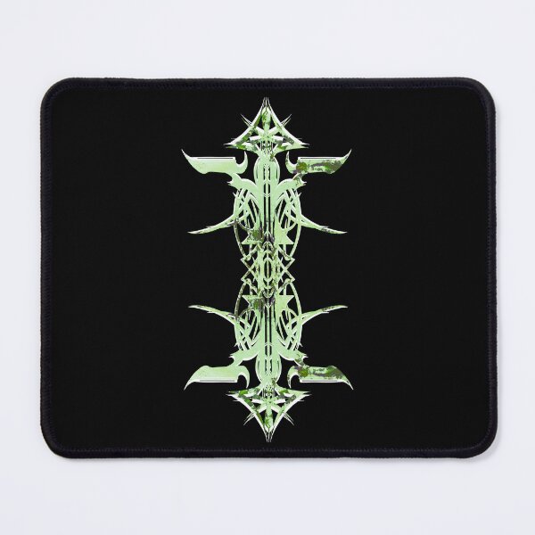 Item preview, Abstract Printed Pin Stripes - Verdigris Green Purple Black & white on Black Background designed and sold by Elizabeth-Banks.