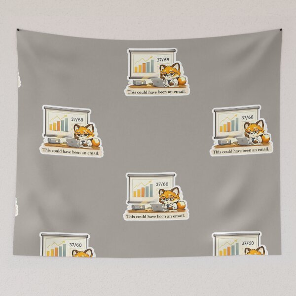 Item preview, Email Meme Office Humor Fox designed and sold by Still Breathing Studio.