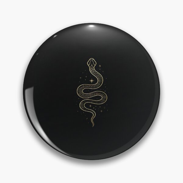 Item preview, Mystic Golden Snake Art – Celestial Serpent Design for Posters, Apparel & Spiritual Decor designed and sold by Bright Nest Studio.