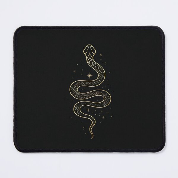Item preview, Mystic Golden Snake Art – Celestial Serpent Design for Posters, Apparel & Spiritual Decor designed and sold by Bright Nest Studio.
