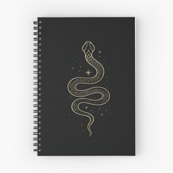 Item preview, Mystic Golden Snake Art – Celestial Serpent Design for Posters, Apparel & Spiritual Decor designed and sold by Bright Nest Studio.