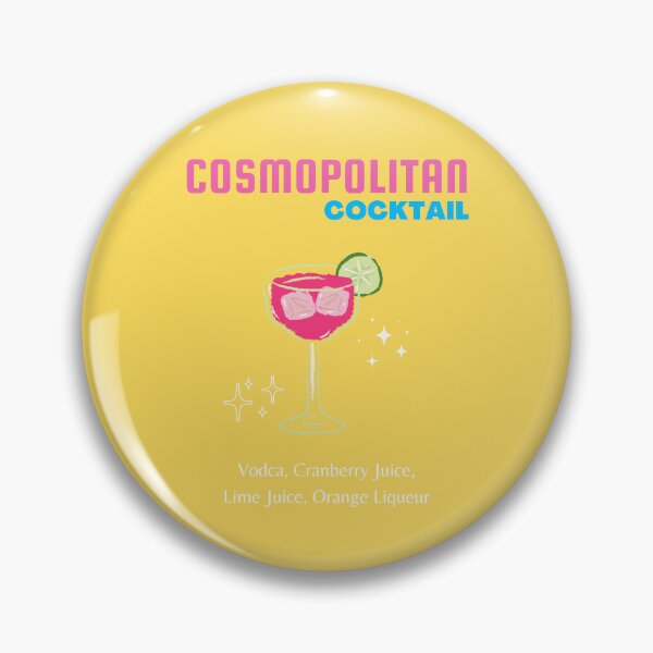 Item preview, Cosmopolitan, Cocktail, Drinks, Cocktail Art, Preppy, Preppy Room, Yellow designed and sold by Magic Love Art Print.