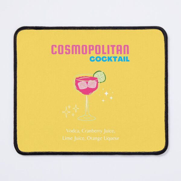 Item preview, Cosmopolitan, Cocktail, Drinks, Cocktail Art, Preppy, Preppy Room, Yellow designed and sold by Magic Love Art Print.