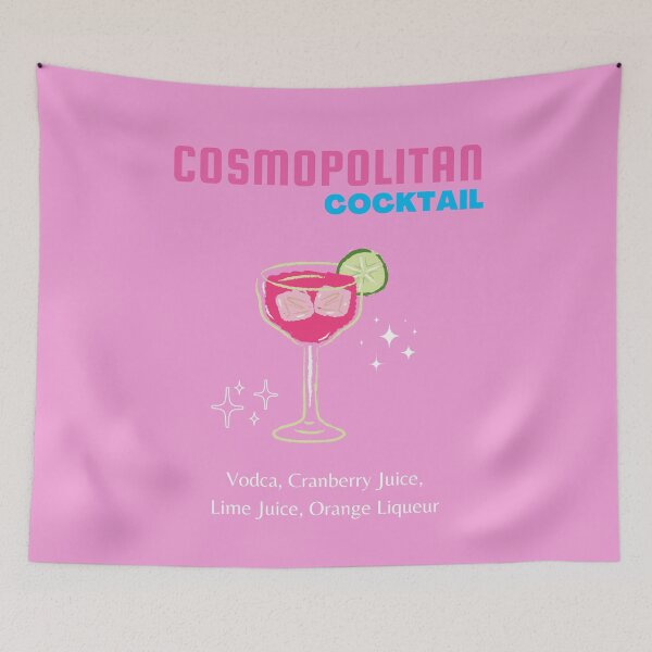 Item preview, Cosmopolitan, Cocktail, Drink, Cocktail Art, Preppy, Pink designed and sold by Magic Love Art Print.