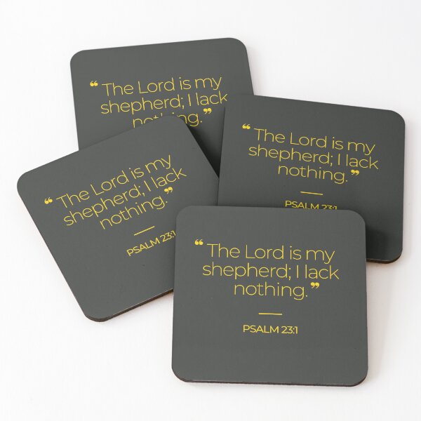 Item preview, Bible Verse Psalm 23:1 designed and sold by TonsPOD.