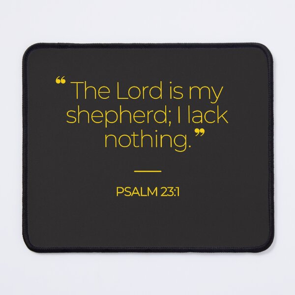 Item preview, Bible Verse Psalm 23:1 designed and sold by TonsPOD.