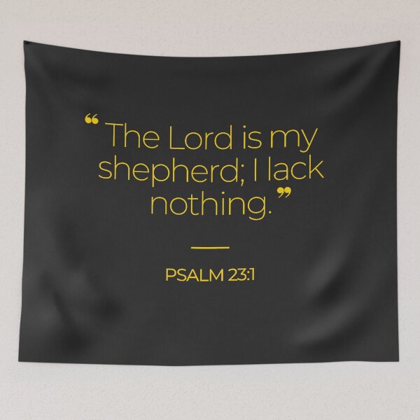 Item preview, Bible Verse Psalm 23:1 designed and sold by TonsPOD.
