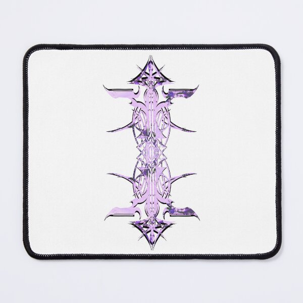 Item preview, Abstract Printed Pin Stripes - Verdigris Lilac Purple Black on White Background designed and sold by Elizabeth-Banks.