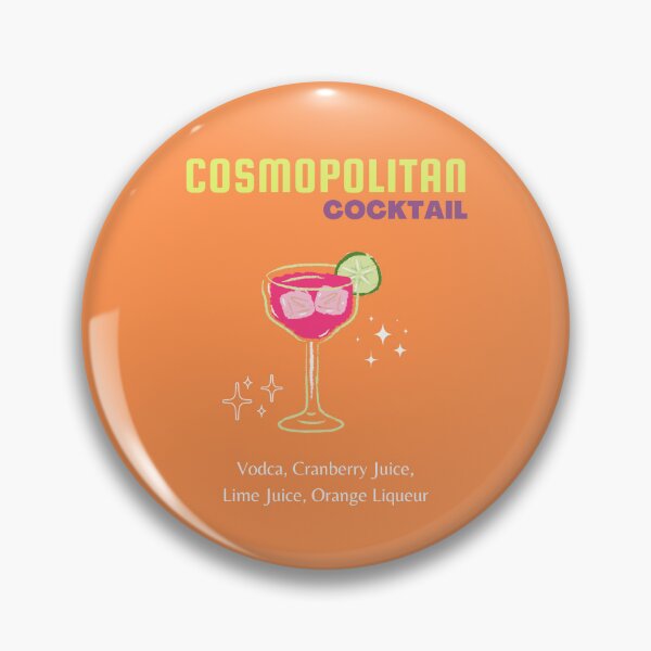 Item preview, Cosmopolitan, Cocktail, Cocktail Art, Retro Art, Kitchen Art, Orange designed and sold by Magic Love Art Print.