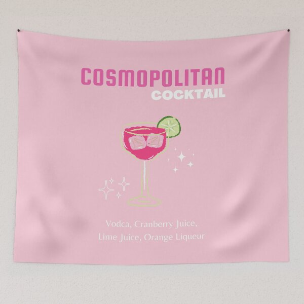 Item preview, Cosmopolitan, Cocktail, Cocktail Art, Preppy, Kitchen Art, Pink designed and sold by Magic Love Art Print.