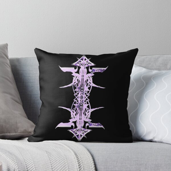 Item preview, Abstract Printed Pin Stripes - Verdigris Lilac Purple Black & white on Black Background designed and sold by Elizabeth-Banks.