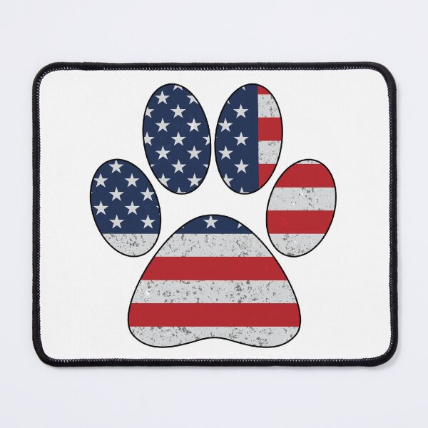 Item preview, Weathered American Flag Dog Paw designed and sold by MarshallStickerX.