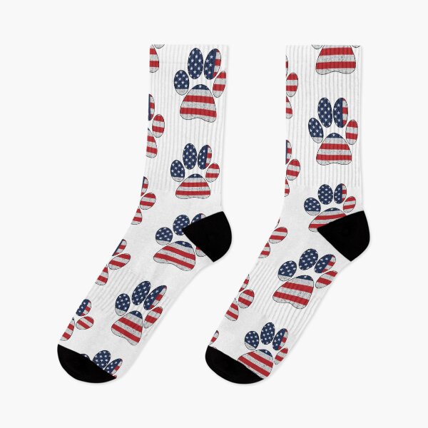 Item preview, Weathered American Flag Dog Paw designed and sold by MarshallStickerX.