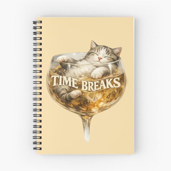 Item preview, Time Breaks. Сat is resting in a glass designed and sold by Natart1004.